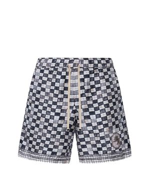 Amiri Ma Checkered Short - Blue