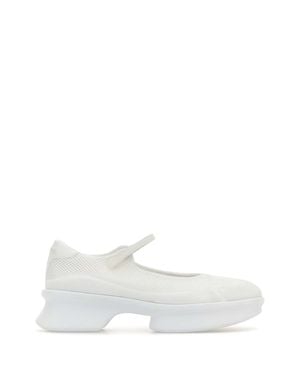Prada Mesh Ballerina - White