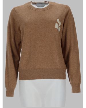Isabel Marant Crewneck Knit Sweater - Brown