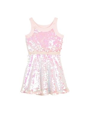 Billieblush Vestito Con Paillettes - Pink