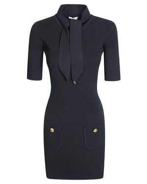 Elisabetta Franchi Knit Sweater Gown For - Black