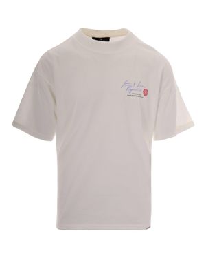 Represent Graphic Print Oversized T-Shirt - White