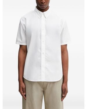 KENZO Short-Sleeve Button-Up Shirt - White
