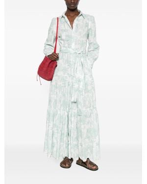 MC2 Saint Barth Floral Mini Dress For - White