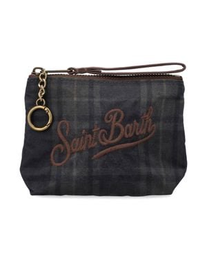 MC2 Saint Barth Mini Aline Pouch Handbag - Black