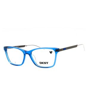 DKNY Sleek Rectangular Eyeglasses For - Blue