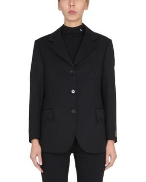 Raf Simons Single-Breasted Jacket - Black