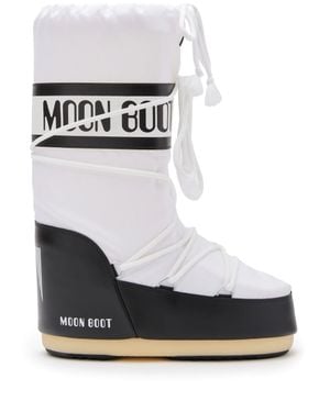 Moon Boot Water-Resistant Ambidextrous Boots (Sizes/38, 39/41, 42/44, 45/47) - White