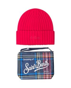 MC2 Saint Barth Christmas Box Pochette Mini - Red