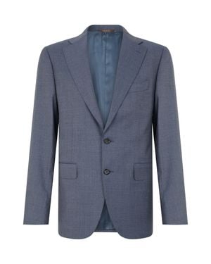 Canali Single-Breasted Jacket - Blue