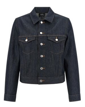 A.P.C. Denim Jackets - Blue