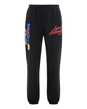 Local Authority Cotton Track-Pants - Black