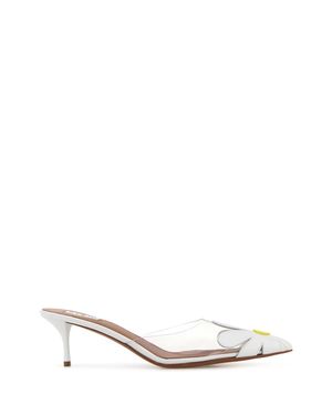Alaïa Pvc And Leather Low-Heel Loafers - White