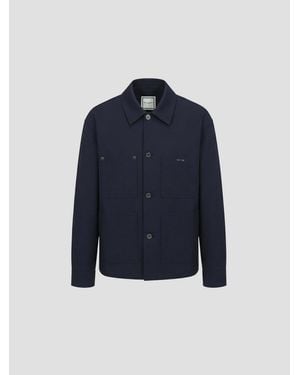 WOOYOUNGMI Elegant Mini Shirt For Ss26 - Blue