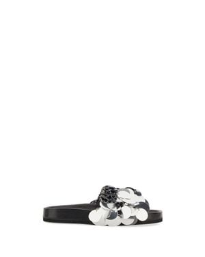 Rabanne Sparkle Sandals - White