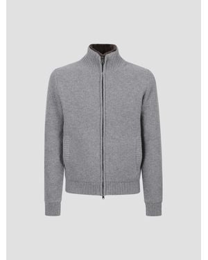 Herno Wool Cardigan - Gray