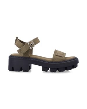 Prada Canvas Sandals - Green