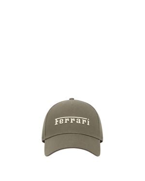 Ferrari Curved Peak Logo Hat For - Multicolor