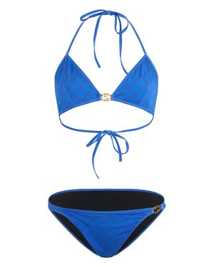 Stretch Jersey Bikini Gucci Online Printed GG Stretch Jersey