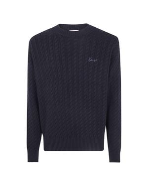 KENZO Knit Crewneck Sweater - Blue