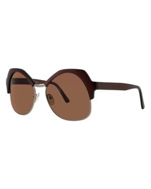 Andy Wolf One Heart Sunglasses - Brown