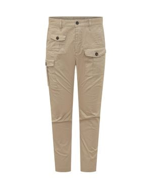 DSquared² Cargo Pants With Pockets - Natural