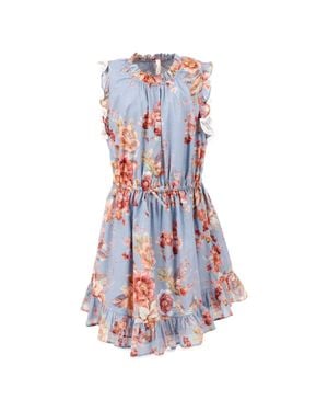 open lace back dress Zimmermann Wonderland Frill Mini Dress size 4 / AU 14-16 main image 1