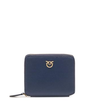 Pinko Mini Zip Around Wallet - Blue
