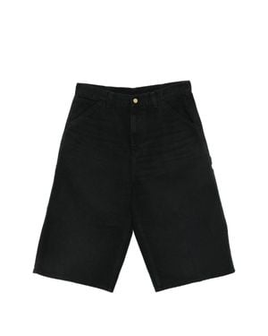 Carhartt Single Knee Canvas Shorts - Black