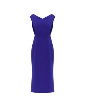 Jil Sander Dress With Waist Darts - Purple