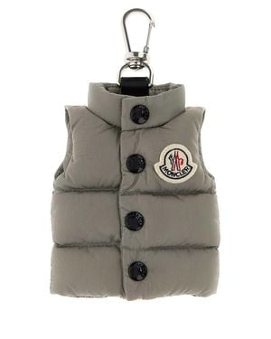 Moncler Vest Key Ring - Gray
