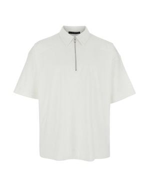 Tatras Cotton Crewneck T-Shirt With Short Sleeves - White