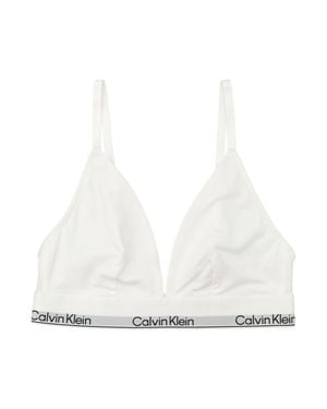 Calvin Klein Triangle Bralette - White