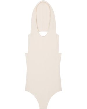 Courreges Sleeveless Halterneck Bodysuit - White