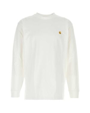 Carhartt Long Sleeve Chase T-Shirt - White
