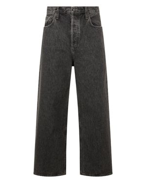 Agolde Loose Denim Pants Cotton Regular & Straight-Leg Jeans - Gray