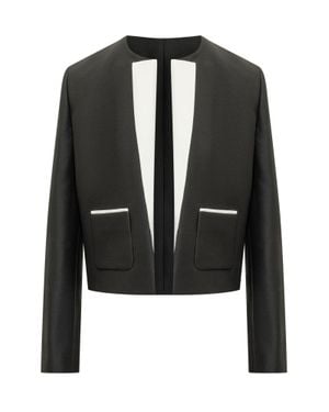 Tom Ford Sophisticated Spaghetti Strap Blazer Jacket - Black