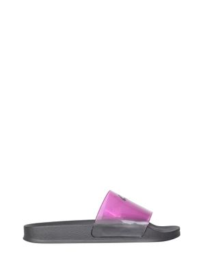Giuseppe Zanotti Transparent Polyvinyl Chloride Slide Sandals - Pink