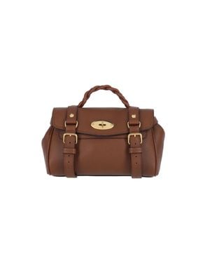 Mulberry Mini Leather Top Handle Satchel - Brown