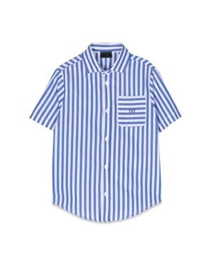 Fay Mc Stripes Shirt - Blue