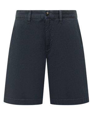 Woolrich Chino Shorts With Pocket - Blue