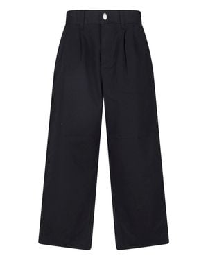 Carhartt Wide-Leg Pleated Pants - Blue