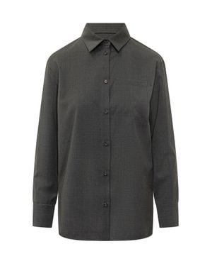 Max Mara Max Mara-Style Virgin Wool Jacket - Gray