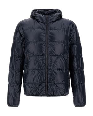 Herno Style Quilted Jacket - Blue