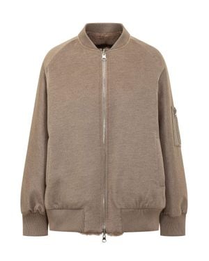 VALENTINI 1972 Cashmere-Effect Eco Mink Coat - Brown