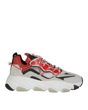 Ash Multi-Layered Chunky Sneakers With Sculpted Sole