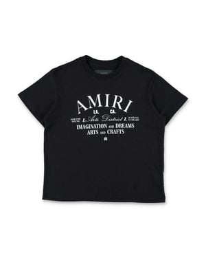Amiri Kids Graphic Cotton T-Shirt - Black