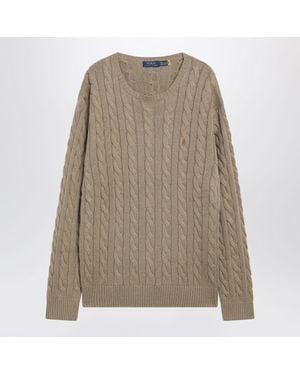 Polo Ralph Lauren Cotton Cable-Knit Sweater - Natural