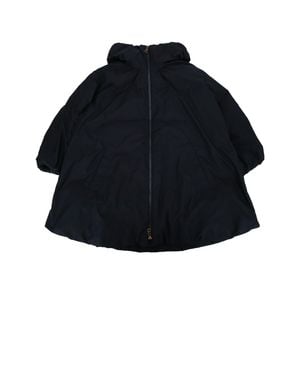 Moncler Mini Seble Long Parka Jacket For Kids - Black