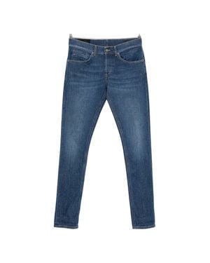 Dondup Gots-Certified Stretch Cotton Jeans - Blue